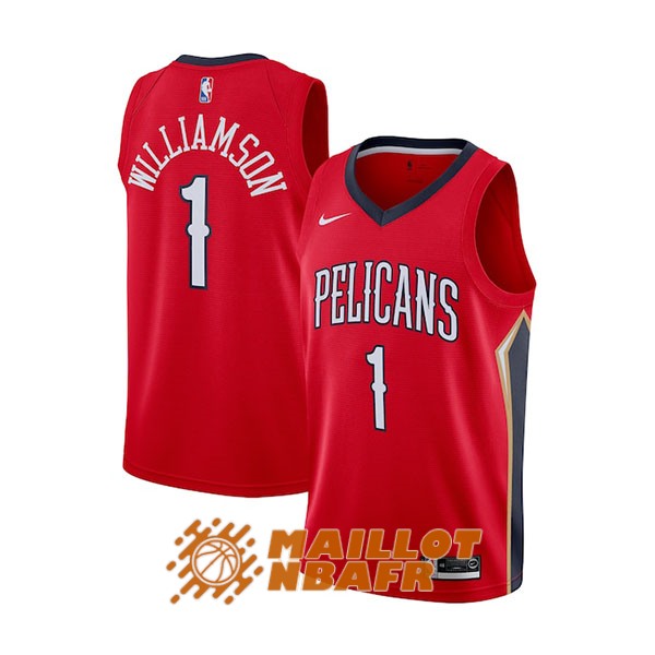 maillot new orleans pelicans zion williamson 1 rouge