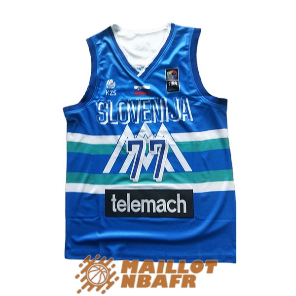 maillot olympique slovenie luka doncic 77 bleu(1) 2021