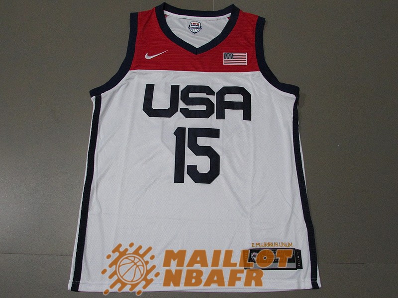 maillot olympique team usa devin booker 15 blanc 2021<br /><span class=