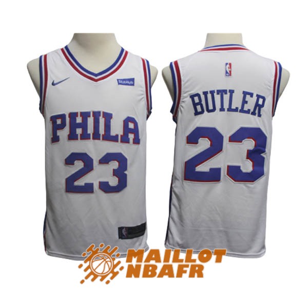 maillot philadelphia 76ers Jimmy Butler 23 blanc