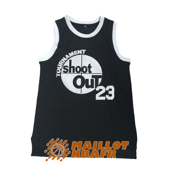 maillot shoot out motaw 23 pelicula edition noir blanc