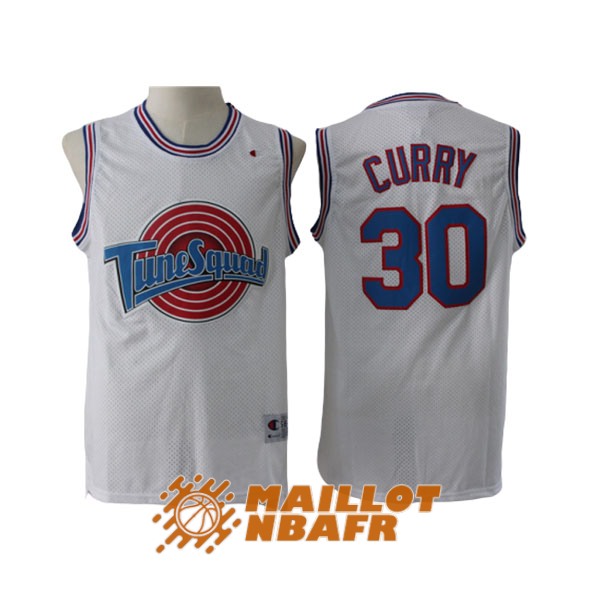 maillot space jam curry 30 blanc