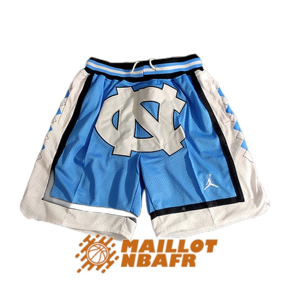 shorts NCAA just don bleu blanc