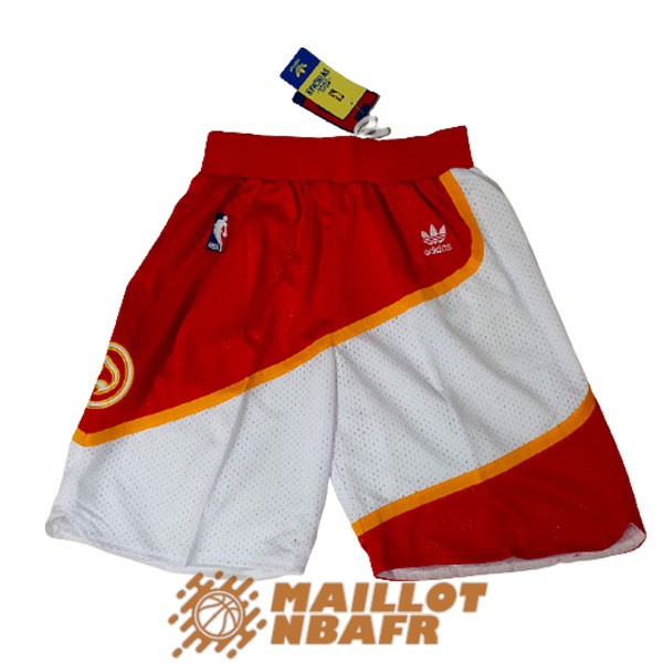 shorts atlanta hawks vintage rouge