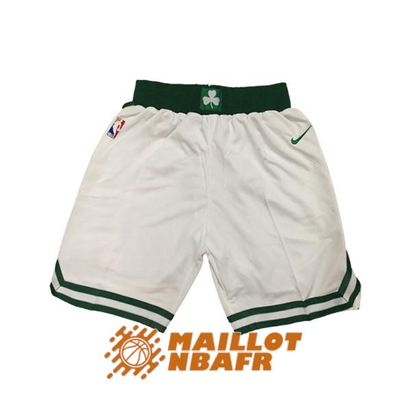 shorts boston celtics blanc