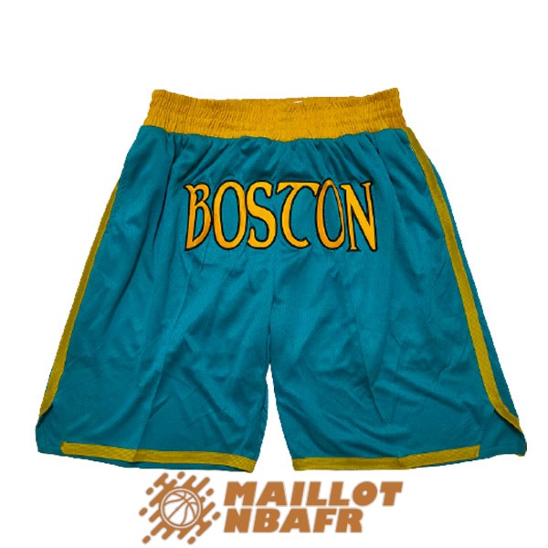 shorts boston celtics earned edition bleu