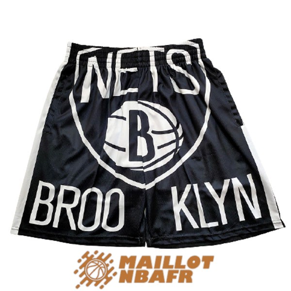 shorts brooklyn nets mitchell x ness hardwood classics big face noir