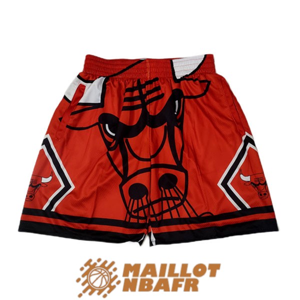 shorts chicago bulls mitchell x ness big face rouge
