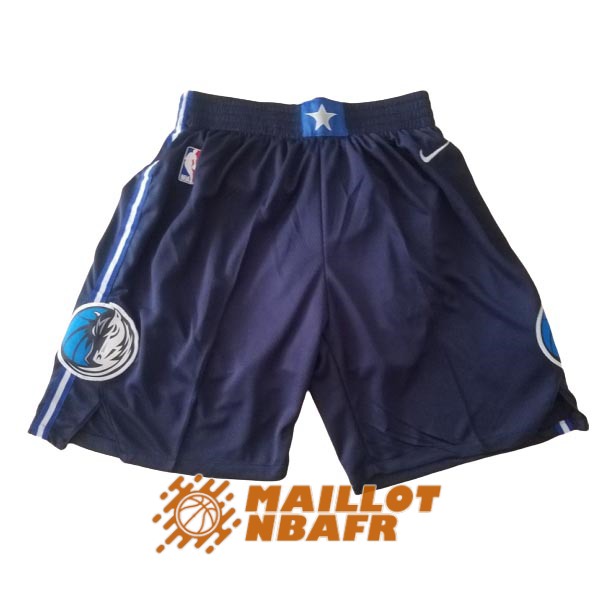 shorts dallas mavericks bleu marine
