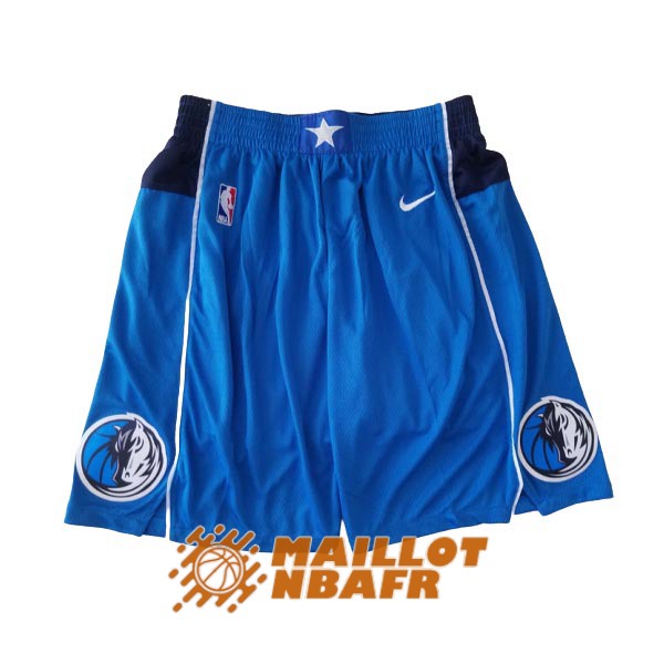 shorts dallas mavericks bleu