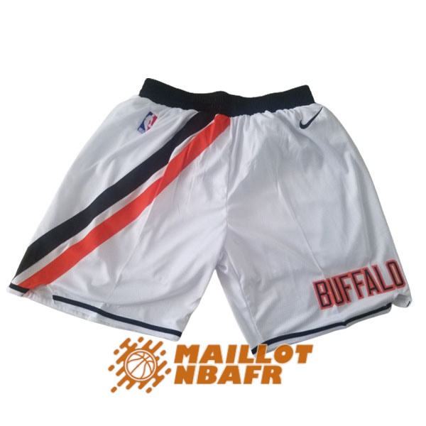 shorts los angeles clippers city edition blanc