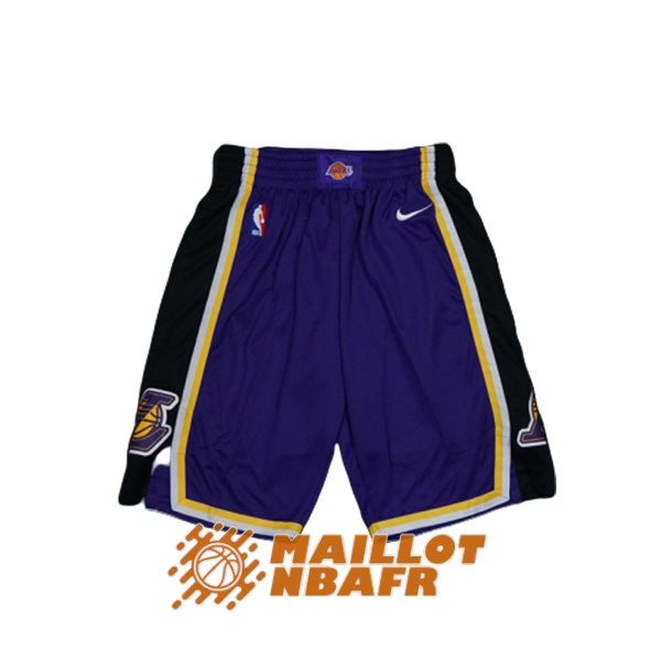 shorts los angeles lakers pourpre 2019