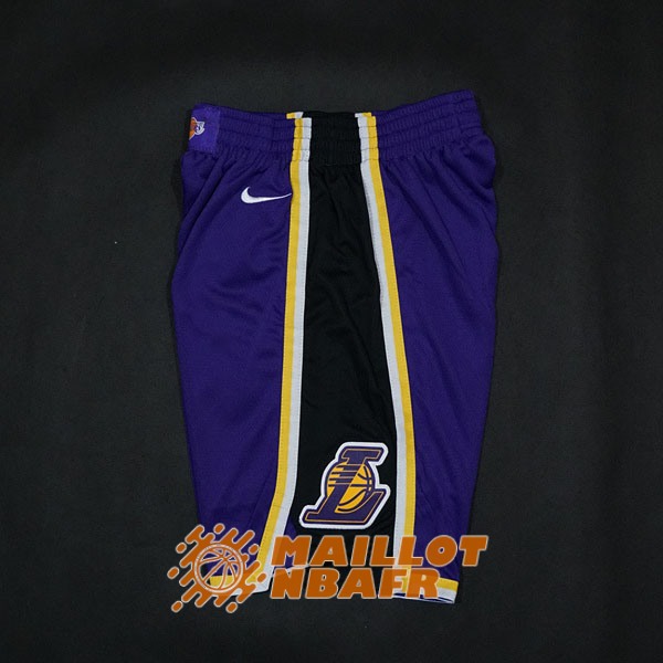 shorts los angeles lakers pourpre 2019