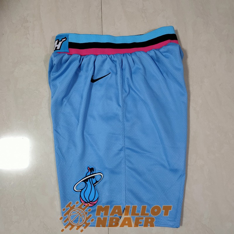 shorts miami heat city edition bleu