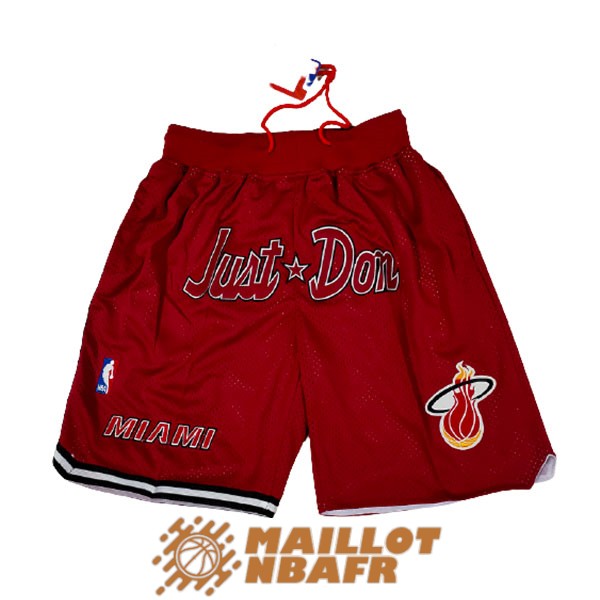 shorts miami heat just don date rouge