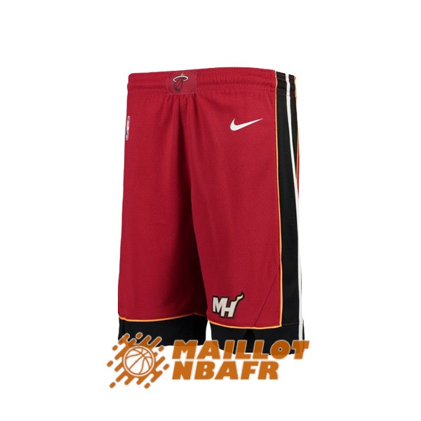 shorts miami heat rouge 2019-2020