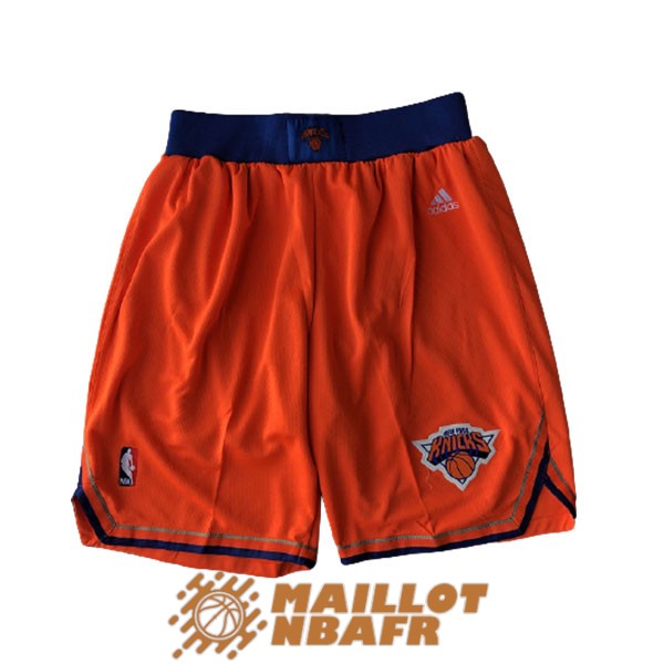 shorts new york knicks orange [maillotnba-21-9-13-167]