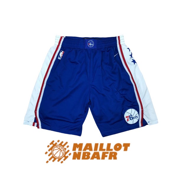shorts philadelphia 76ers bleu 2017-2018