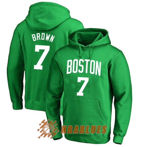 survetement boston celtics jaylen brown 7 capuche vert(1) blanc 2020-2021 [nbablues-21-10-29-491]
